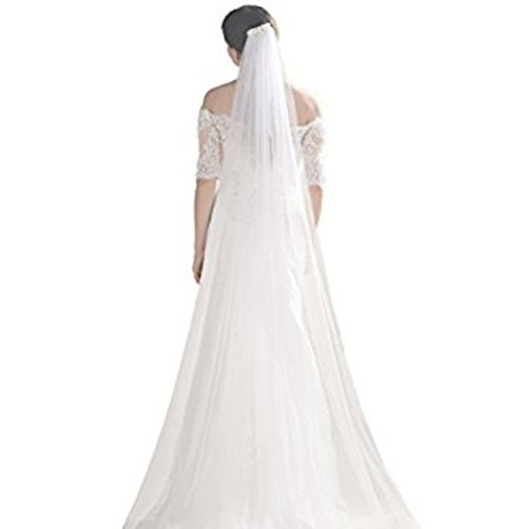 WEDDING Veil with Comb (118 inches, One Tiers Veil) - Picture 2 of 6